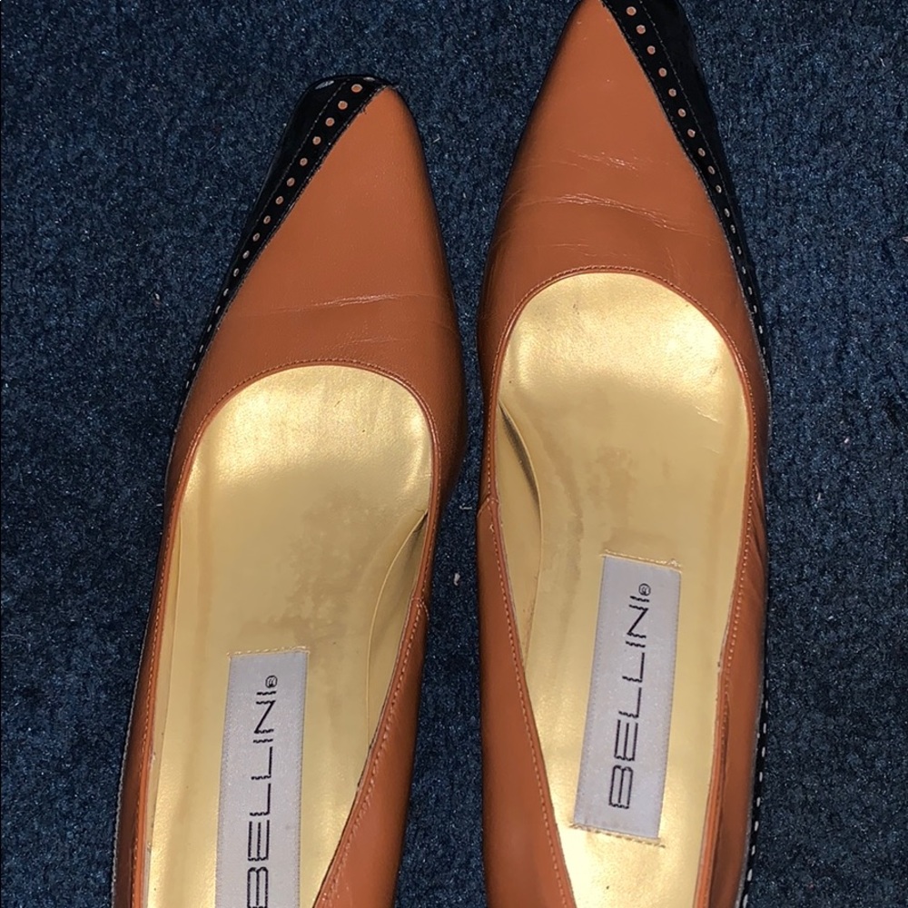Brown n black wife heels